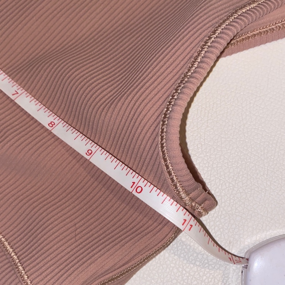 Women's Lululemon Power Pivot Ribbed Tank Pink Clay - Picture 6 of 8